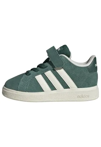 Adidas Unisex Baby Grand Court 00s Schuhe für Kleinkinder - Stylische Kleinkinderschuhe mit regulärer Passform und praktischem Klettverschluss. Das Obermaterial aus Synthetikleder sorgt für Komfort und Langlebigkeit.