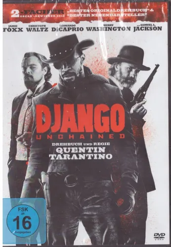 Django Unchained - Jamie Foxx, Christoph Waltz, Leonardo DiCaprio - DVD Neu
