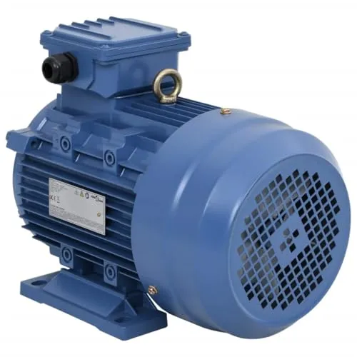 vidaXL 3-Phasen Elektromotor 4kW - Fördersystem-Motoren mit robustem Aluminiumgehäuse, ideal für Kompressoren und Hebezeuge, bietet hohe Leistung mit 2840 U/min und IP44-Schutz gegen Staub und Spritzwasser.