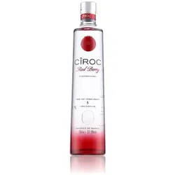 CîROC Red Berry | Aromatisierter Ultra-Premium Wodka mit Beerenaroma - Wodka mit Geschmack, fünffach destilliert und mit Himbeeren und Brombeeren verfeinert – ideal für elegante Feiern und besondere Anlässe.