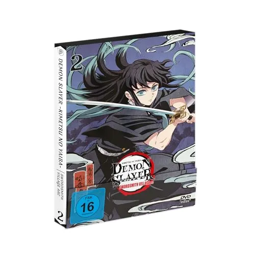 Demon Slayer - 3.2: Epische Schwertkampfaction - Film über Tanjiro Kamado, der als Dämonenjäger seine Familie rächen will. Fesselnde Geschichte mit herausragender Animation von Studio ufotable sorgt für ein einzigartiges Seherlebnis.