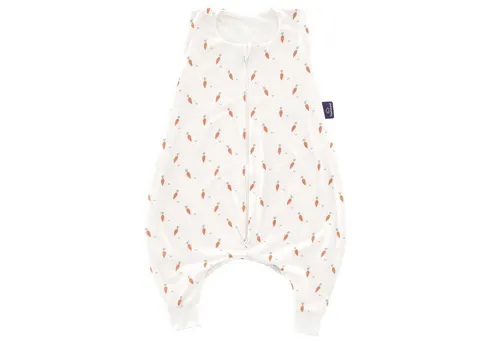 Träumeland Schlafanzug light TO GO Baumwolle Carota Größe 74 - Schlafsäcke aus 100 % Baumwoll-Jersey, weich und atmungsaktiv für einen erholsamen Schlaf Ihres Babys.