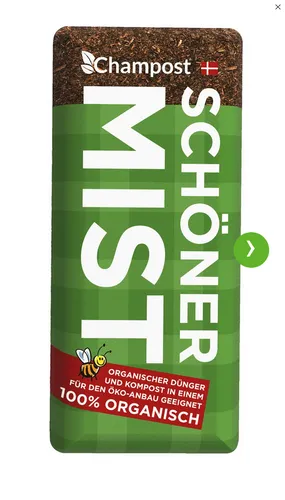 Schöner Mist 50 Liter Beutel - Universalerde aus der Schweiz - Hochwertige universale Blumenerde, torffrei und nachhaltig, ideal für Blumen, Gemüse und Sukkulenten. Perfekte Grundlage für gesundes Pflanzenwachstum.