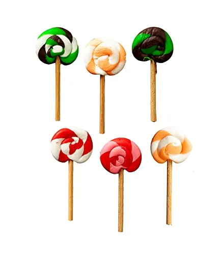 Melody Jane Puppenhaus 6 Verschiedene Lutscher Miniatur Süße Laden Candy Lager Zubehör 1:12