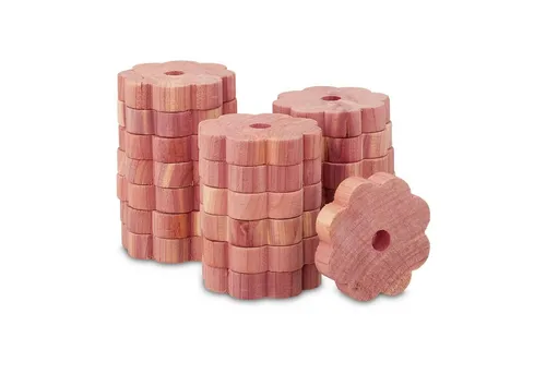 relaxdays Kleiderbügel 60 x Zedernholz Mottenschutz von Relaxdays