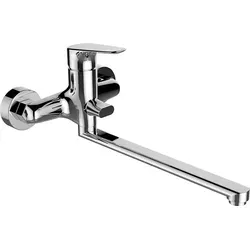 RONDO Wandmontierte Badewannenarmatur mit schwenkbarem Auslauf