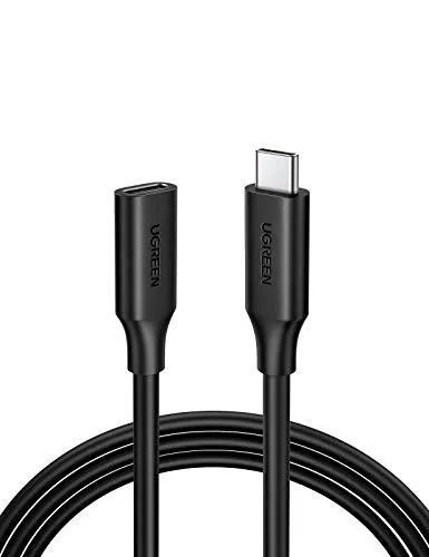 UGREEN USB C Verlängerung Kabel 1M 10 Gbps USB 3.1 Gen 2 USB C Verlängerungskabel PD 3.0 100W Schnellladen 4K 60Hz Videoausgang kompatibel mit MacBook Pro MacBook Air iPad Pro Galaxy S22 Tab S8 usw.
