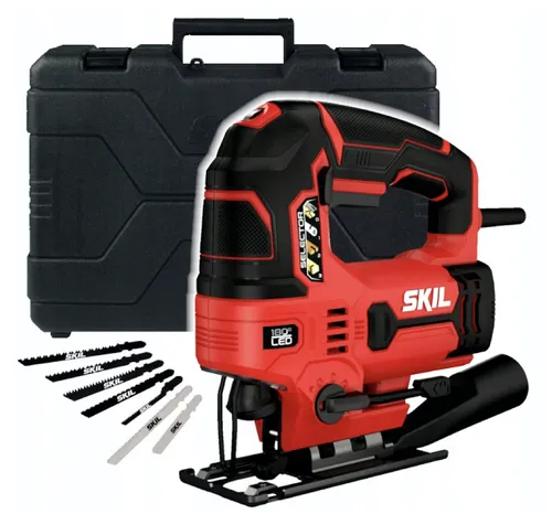 Skil 4531 GA Stichsäge 680W mit Koffer - Sägen - Leistungsstarke 680W Stichsäge für präzise Schnitte, ideal für Heimwerkerprojekte und ausgestattet mit praktischem Koffer für einfache Aufbewahrung.