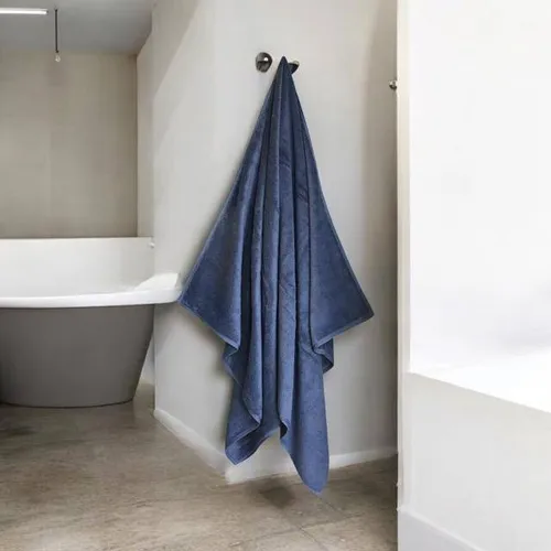 JOOP! Frottiertuchserie Selection 1710 Duschtuch Uni Blau in blau von JOOP!