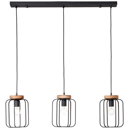 Pendelleuchte 3-flammig - Elegante Beleuchtung für jeden Raum - Lampen: Diese stilvolle Pendelleuchte in Schwarz, Antik und Braun bietet eine beeindruckende Ausleuchtung und verleiht Ihrem Raum einen Hauch von Eleganz.
