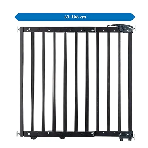 reer Türgitter und Treppenschutzgitter - Flexibles Baukastensystem - Kindersicherungen: Individuell anpassbares Gitter von 63-106 cm, einfach in unter 10 Minuten aufzubauen - für mehr Sicherheit im Kinderzimmer!