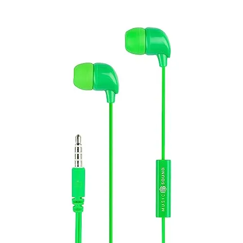Music Sound | Kopfhörer Mit Kabel Fullcolor Intra-auriculaires | In-Ear-Stereokopfhörer Mit Eingebautem Mikrofon
