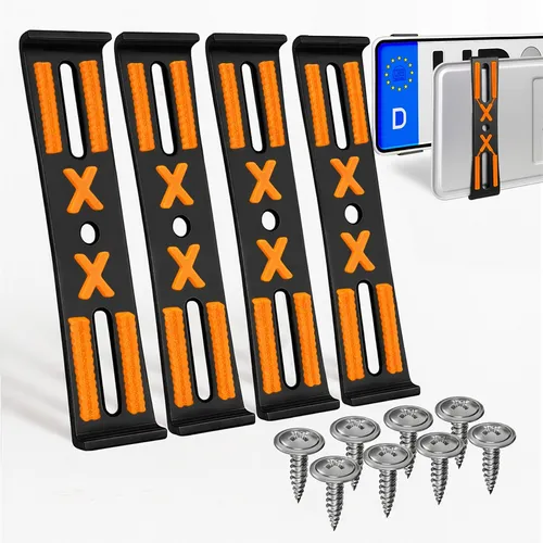 Kennzeichenhalter rahmenlos unviversell Nummernschildhalter unsichtbar Halter 2