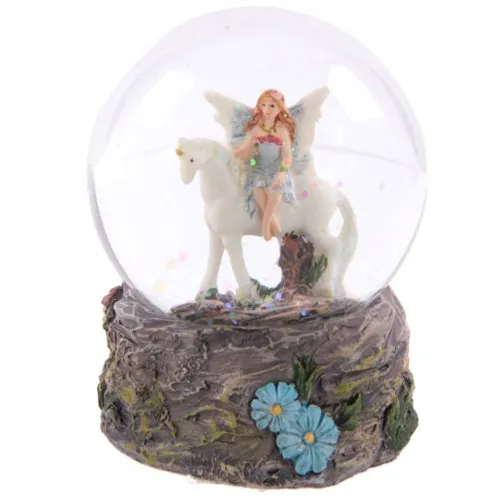 Blumenfee Schneekugel- Höhe 9cm