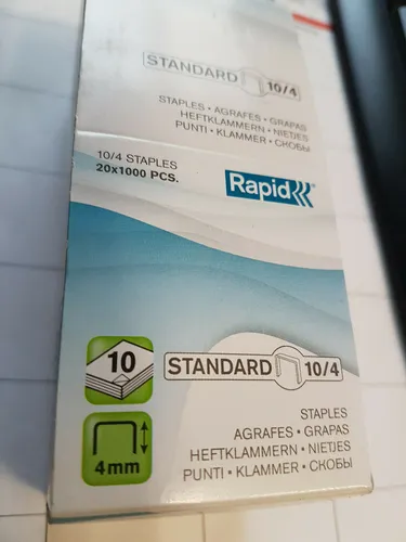 Rapid Heftklammern Standard 10/4 galvanisiert 20.000 Stück