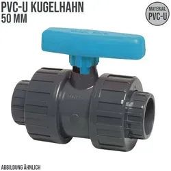 Plimat PVC Kugelhahn Klebefitting 50mm von plimat