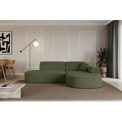 ALTDECOR Ecksofa MARI-L1 in L-Form - 232x163 cm - Grünes Corner Sofa - Ecksofa MARI-L1: Hochwertige Polsterung für maximalen Komfort, ideal für stilvolle Wohnzimmer. L-Form für platzsparende Gestaltung und gemütliche Abende mit Familie und Freunden.