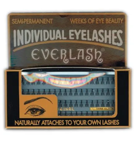 Everlash Wimpern schwarz Nachfüllpackung long