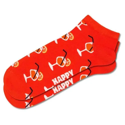 Happy Socks ORANGE SPRITZ LOW SOCK SNEAKER SOCKE (DE/NL/SE/PL, Numerisch, 36, 40, Regular, Regular, orange)