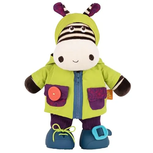B. toys Zebra Zebb – Interaktives Kuscheltier zum Anziehen lernen
