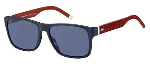 Tommy Hilfiger TH 1718/S Herren Sonnenbrille - Moderne Sonnenbrille in BLUE/BLUE, Größe 56/16/145, mit 2 Jahren internationaler Garantie - ideal für stilbewusste Männer.