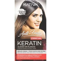 Kativa Anti-Frizz Straightening Without Iron Xtreme Care 30 ml + 30 ml + 150 ml