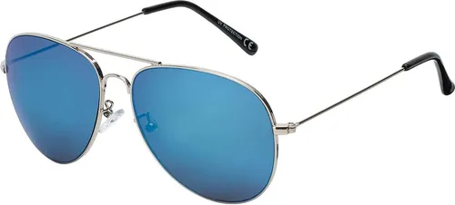 Damen Herren Sonnenbrille Piloten Designer 80er Piloten Urlaub Sommer Strand Brille 30570 Blau