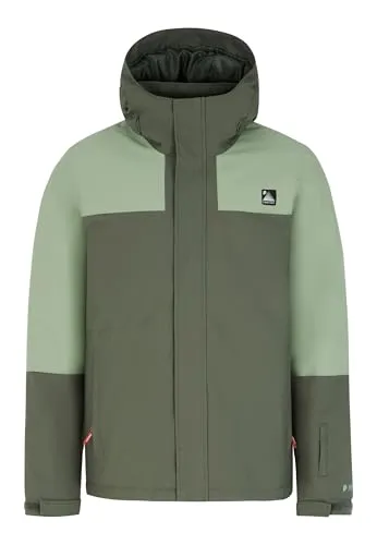 Protest Herren Ski- und Snowboardjacke PRTCHOOSE - Wasserdichte Geotech 10.000 Serie, Slim Fit für optimalen Tragekomfort. Verstellbare Klettbündchen und verklebte Nähte sorgen für zuverlässigen Schutz bei jedem Wetter.