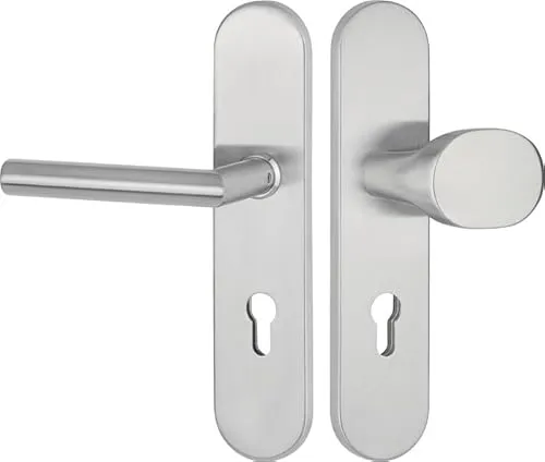 HERMAT Schutzgarnitur 1802/2089.S/3128 VA 72mm - Türsicherungen mit hochwertigem Edelstahl, ideal für zuverlässigen Schutz und Sicherheit in Ihrem Zuhause.