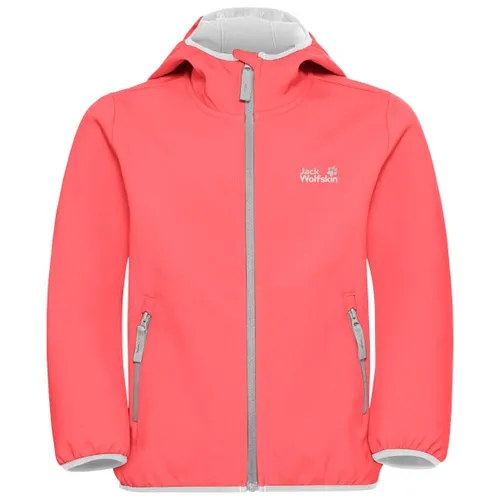 Jack Wolfskin FOURWINDS JACKET KIDS - Funktionsjacke für Kinder, winddicht und atmungsaktiv, ideal für Trekking und Wandern in der Übergangszeit.