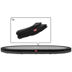BERG Schutzrand für Grand Favorit InGround 520 Trampoline - Schwarz - Trampolin-Zubehör mit dickem Schaumstoffschutz und witterungsbeständigem PVC-Mantel für höchste Sicherheit und stilvolles Design. Genieße unbeschwerte Sprünge auf deinem Trampolin!
