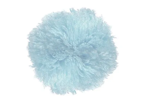 maDDma Pompon 2 Bommeln / Wollbommeln / Pompons, hellblau