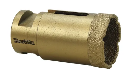 Makita Diamant-Hohlbohrkrone 32 mm - Trockenbohren - Zubehör für Elektrowerkzeug, ideal zum präzisen Trockenbohren in Materialien wie Beton und Mauerwerk. Robuste Diamantbeschichtung für lange Lebensdauer.