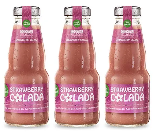 Cocktail Plant Strawberry Colada Alkoholfrei 3x 0,2l = 0,6l - inkl. Pfand MEHRWEG