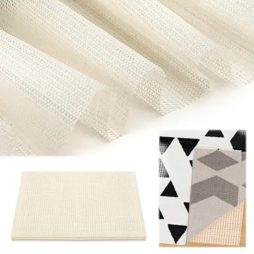 Farerkass Antirutschmatte für Teppich, 70 x 200 cm Anti Rutsch Teppichunterlage, Antirutschmatte Teppiche Zuschneidbar, Teppich Antirutschunterlage für Schublade Auto Kofferraum(Weiß)