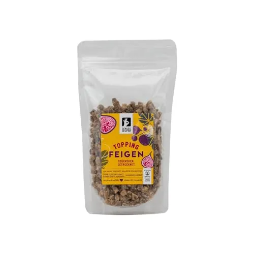 Bremer Gewürzhandel Feigenwürfel, Topping für Müsli, Smoothie-Bowls & Desserts, getrocknet, 250g