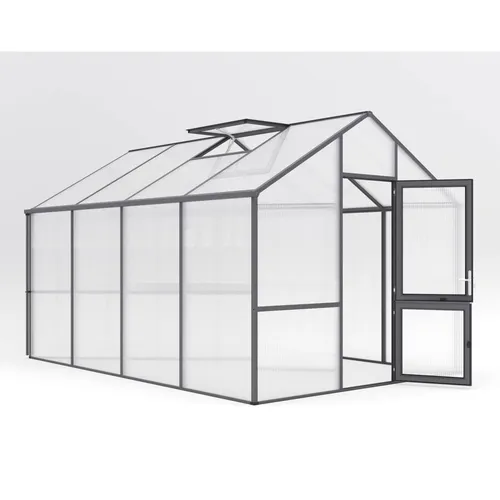 KGT Gewächshaus Dahlie IV, Anthrazit