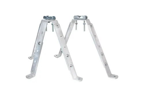 DSO SAT-Halterung Wandabstandshalter 60cm - Mastbefestigung aus Stahl - Sanitärinstallation mit variabler Wandabstandshalter, ideal für stabile Mastbefestigung und einfache Montage.