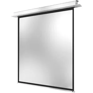 celexon Deckeneinbauleinwand Motor Professional Plus 240 x 240 cm - Beamer-Leinwände mit stranggepresstem Aluminiumgehäuse für optimale Formstabilität. Nahezu unsichtbar im Deckenbereich und ideal für hochauflösende 4K-Projektionen.