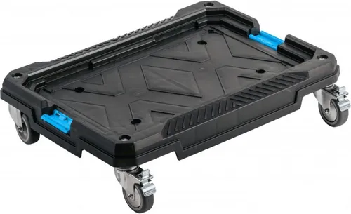 Hogert Transportplattform auf Rädern - Multitools: Robuste Transportplattform mit 150 kg Tragfähigkeit, ausgestattet mit 4 drehbaren Rädern, ideal für Bau, Industrie und Logistik.