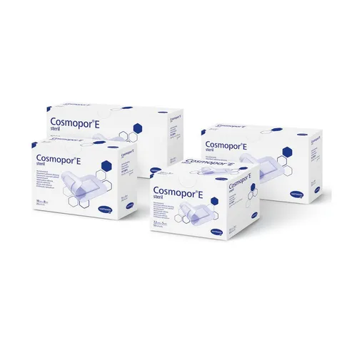 Hartmann Cosmopor E Steriler Wundverband 20 x 10 cm, Selbsthaftend - Selbsthaftender, steriler Wundverband für optimalen Wundschutz. Ideal für postoperative Wundversorgung und empfindliche Haut. Mit hypoallergenem Kleber für sanfte Anwendung.