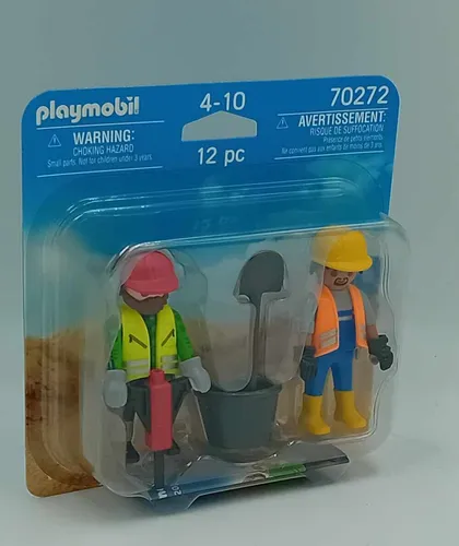 Playmobil 70272 DuoPack Zwei Bauarbeit Duo Pack Baustelle Presslufthammer NEU