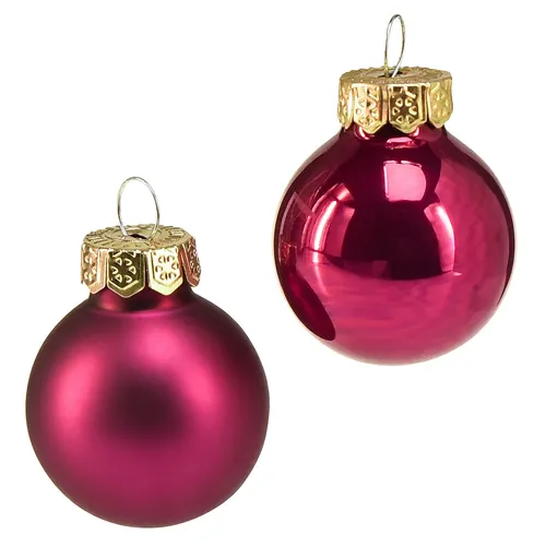 Weihnachtsbaumschmuck Pink von Floristik24