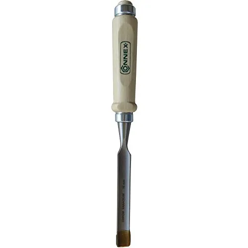 Connex Hohlbeitel 16 mm - Präziser Stechbeitel mit Chrom-Vanadium-Klinge - Holzwerkzeuge, ideal für feine Schnitte und präzise Arbeiten in der Holzverarbeitung dank robuster Chrom-Vanadium-Klinge.