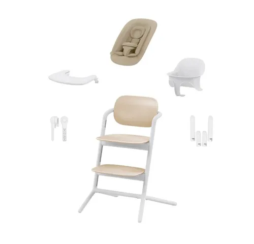 Cybex Hochstuhl Lemo 4in1 Hochstuhl Set, Sand White