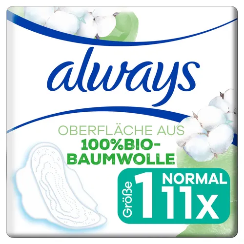Always Ultra Binde Cotton Protection Normal mit Flügeln 11 von Always