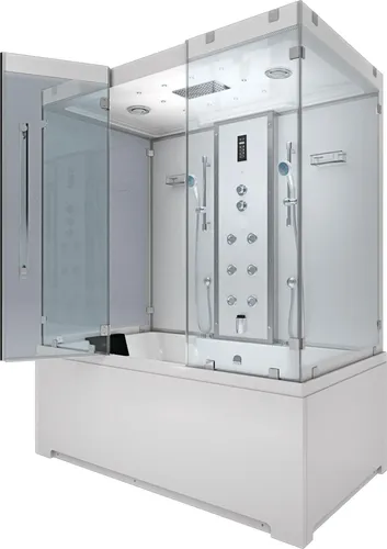 AcquaVapore K80-WS-EH-A Duschtempel 3 in 1 (100x180 cm)