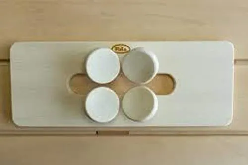 HaLu - Anti Diebstahl Kopfstütze aus Espenholz - Zubehör für Möbel, schützt vor Diebstahl und sorgt gleichzeitig für eine stilvolle Optik.