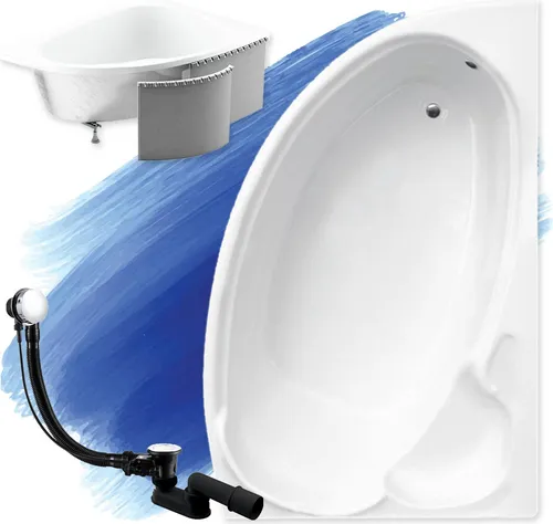 Bad Land FINEZJA Eckbadewanne 155x95 cm