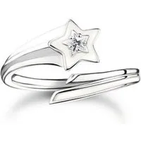 THOMAS SABO Fingerring mit Zirkonia in silber von THOMAS SABO